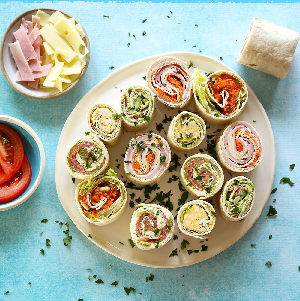 Non-sandwich school lunch ideas: Kid-friendly wraps at Kids Eat by Shanai