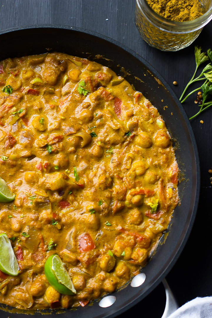 Cool Mom Eats weekly meal plan: Vegan Coconut Chickpea Curry | Jessica in the Kitchen