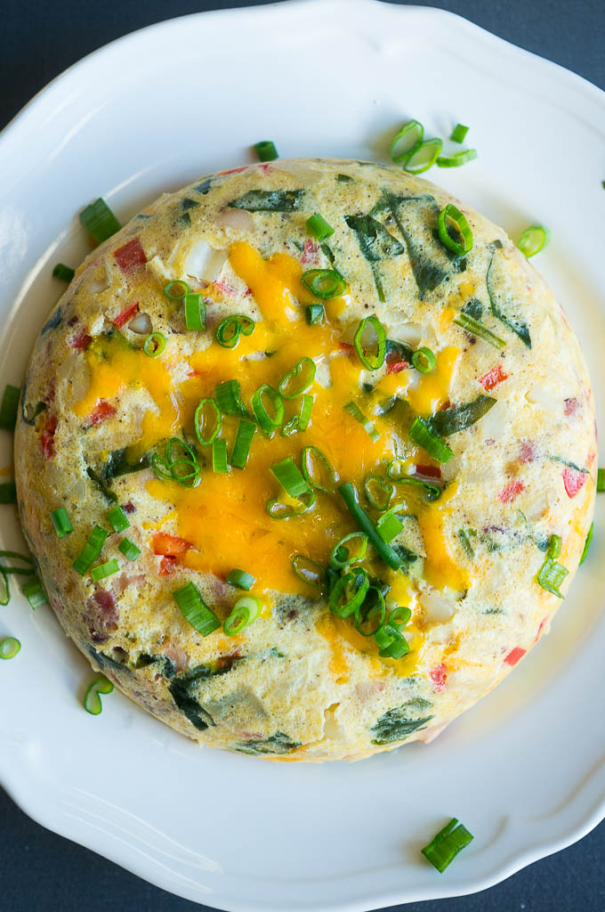 Make-ahead Instant Pot breakfast recipes: 5-Ingredient Cheesy Egg Bake | Kitschen Cat
