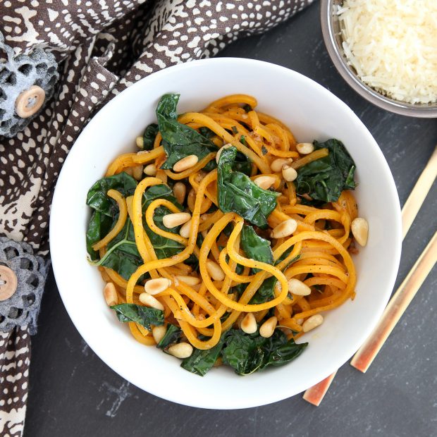 Cool Mom Eats weekly meal plan: Butternut Squash Noodles for #MeatlessMonday at Snixy Kitchen