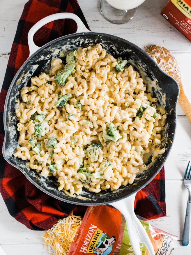 Cool Mom Eats weekly meal plan: Broccoli Mac and Cheese at Dad with a Pan
