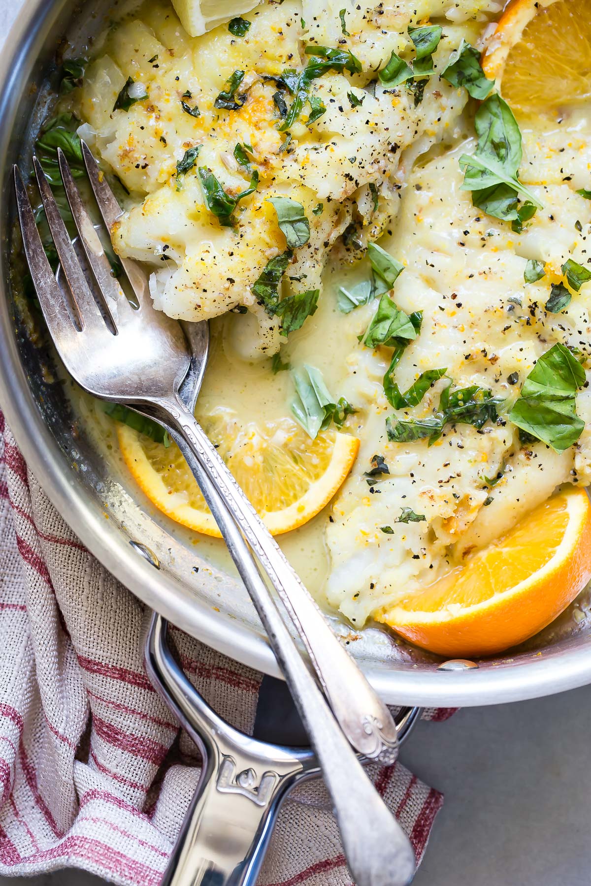 Cool Mom Eats weekly meal plan: Citrus Cod at Foodness Gracious