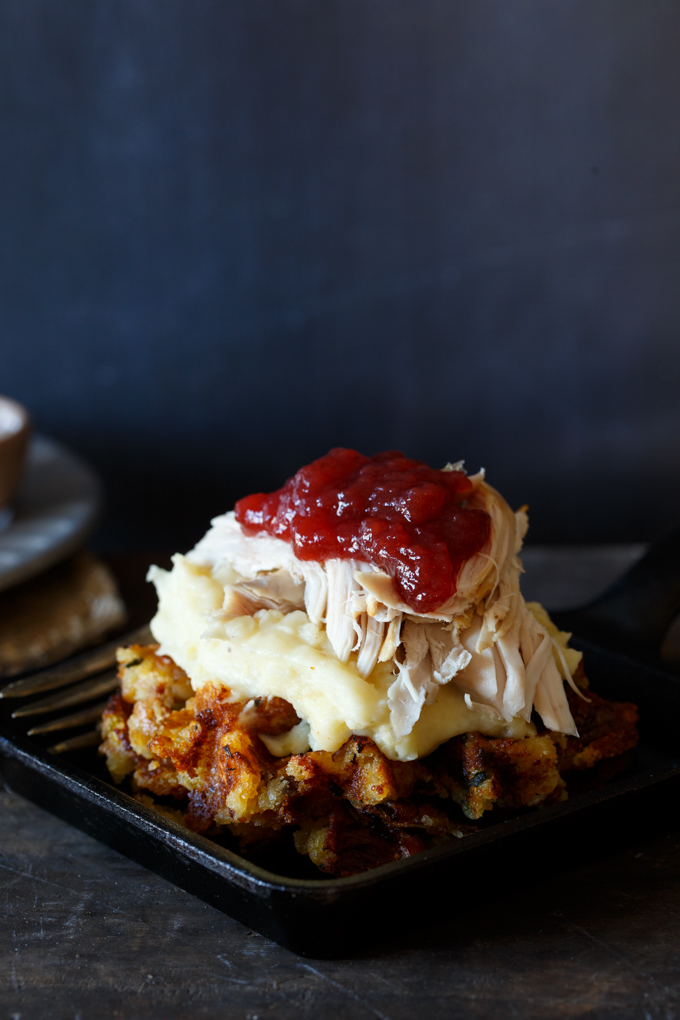 Leftover Thanksgiving recipes: Leftover Thanksgiving Stuffing Waffles at Shared Appetite