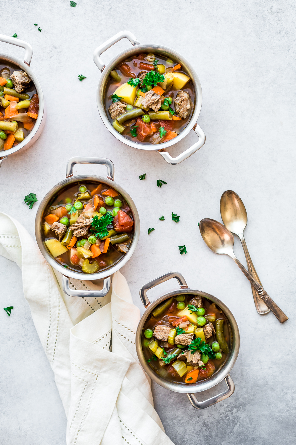 Cool Mom Eats weekly meal plan: Slow Cooker Beef and Vegetable Soup at Posh Journal