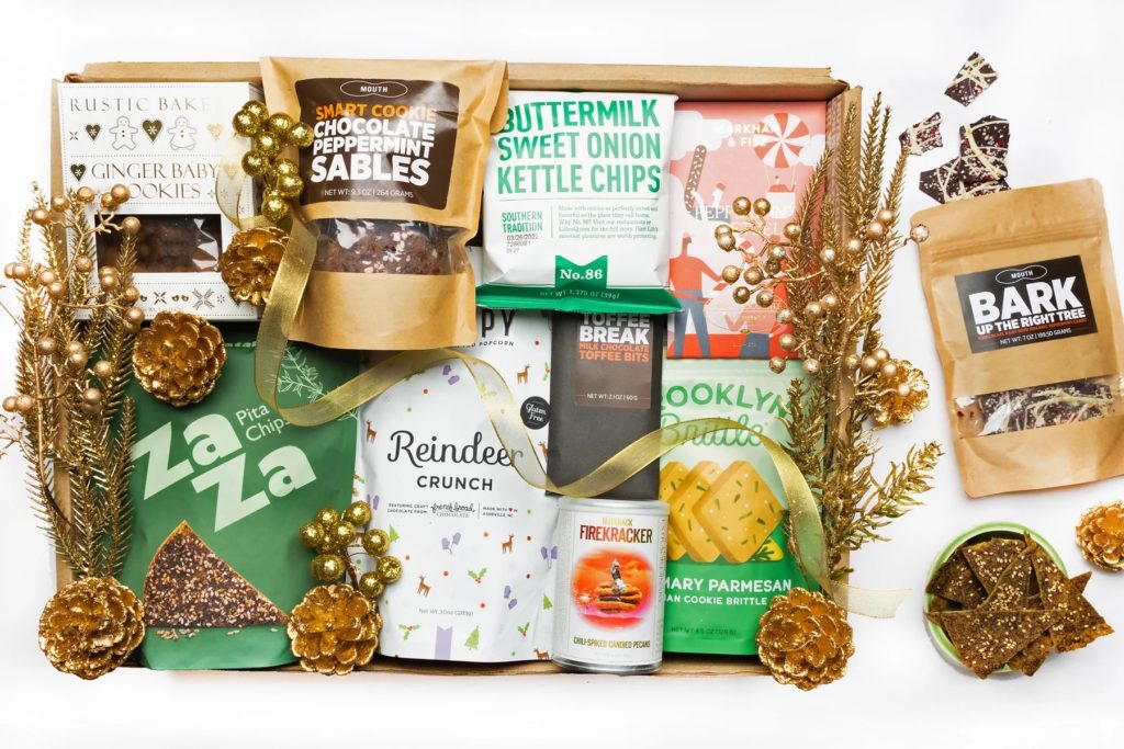the Mouth Holiday Sweet and Savory gift box is a favorite, and they offer lots of food gift subscriptions too