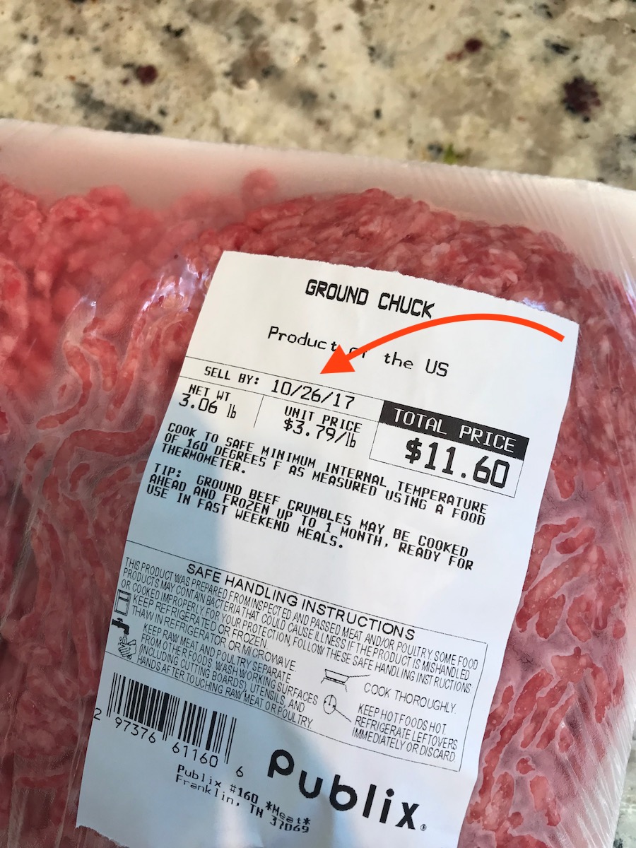How to prep dinners for the week: Check sell-by dates to know if meat should go in the fridge or freezer | Cool Mom Eats