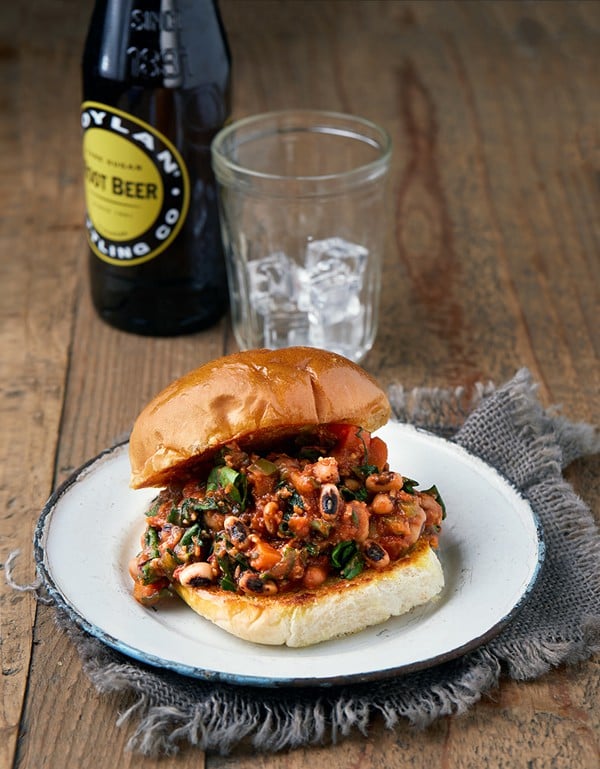 New Year's black-eyed pea recipes: Sloppy Black Eyed Peas from Healthy Slow Cooking