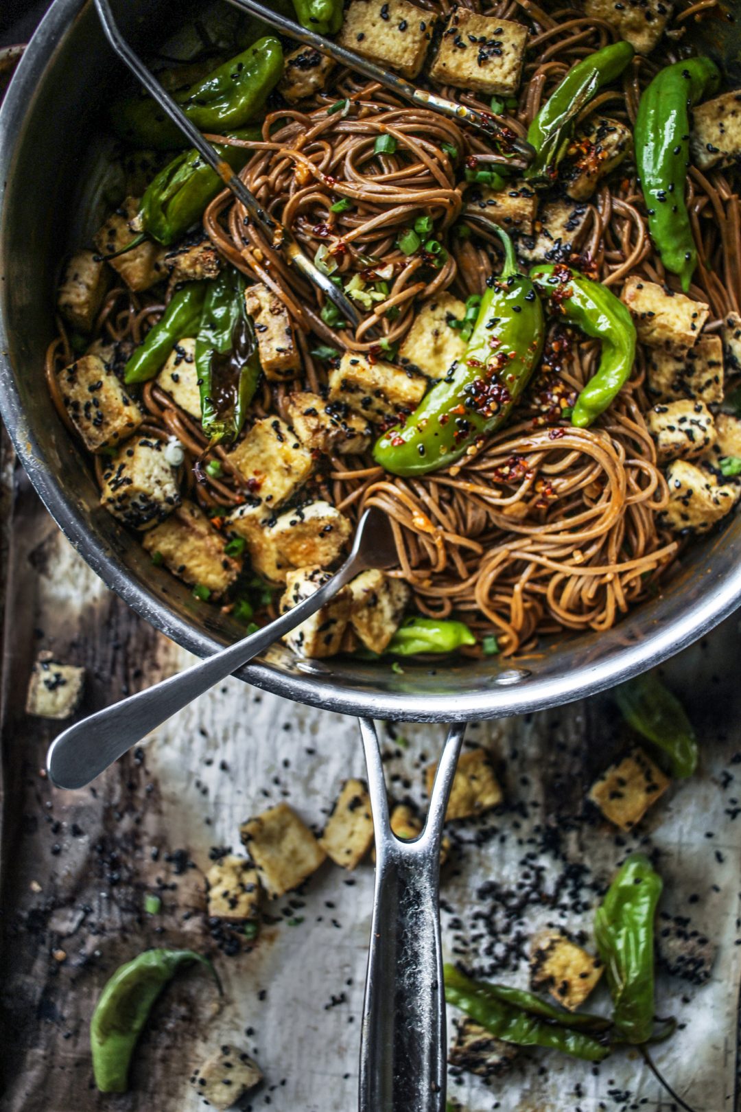 Black food bloggers you should be following -- because they're some of the best food bloggers out there, period: Chocolate for Basil - Peanut Noodles with Sesame Tofu 