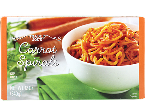 Our 15 favorite healthy Trader Joe's products to help make healthy eating easier: Carrot Spirals | Cool Mom Eats