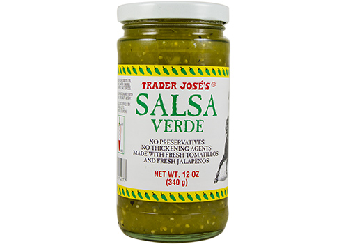 Our 15 favorite healthy Trader Joe's products to help make healthy eating easier: Salsa Verde | Cool Mom Eats