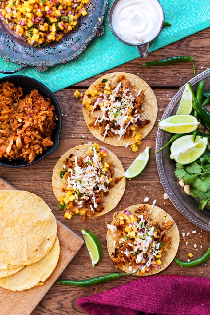 Plant-based dinners kids will love too: Jackfruit Tacos at Edgy Veg