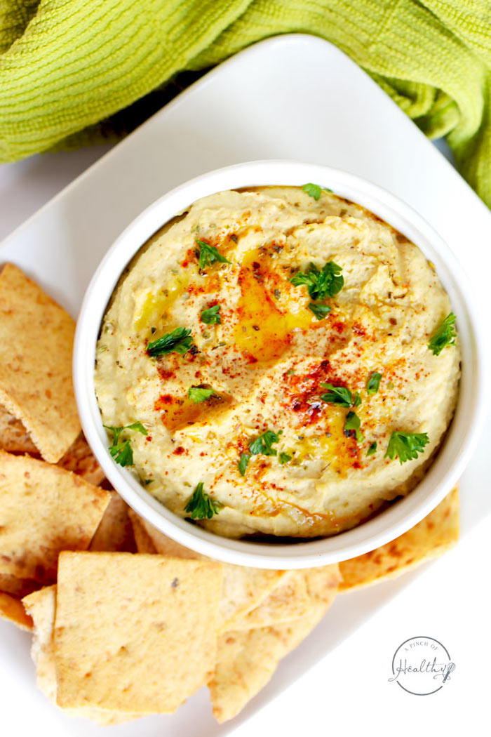 Surprising Instant Pot recipes: Hummus at A Pinch of Healthy