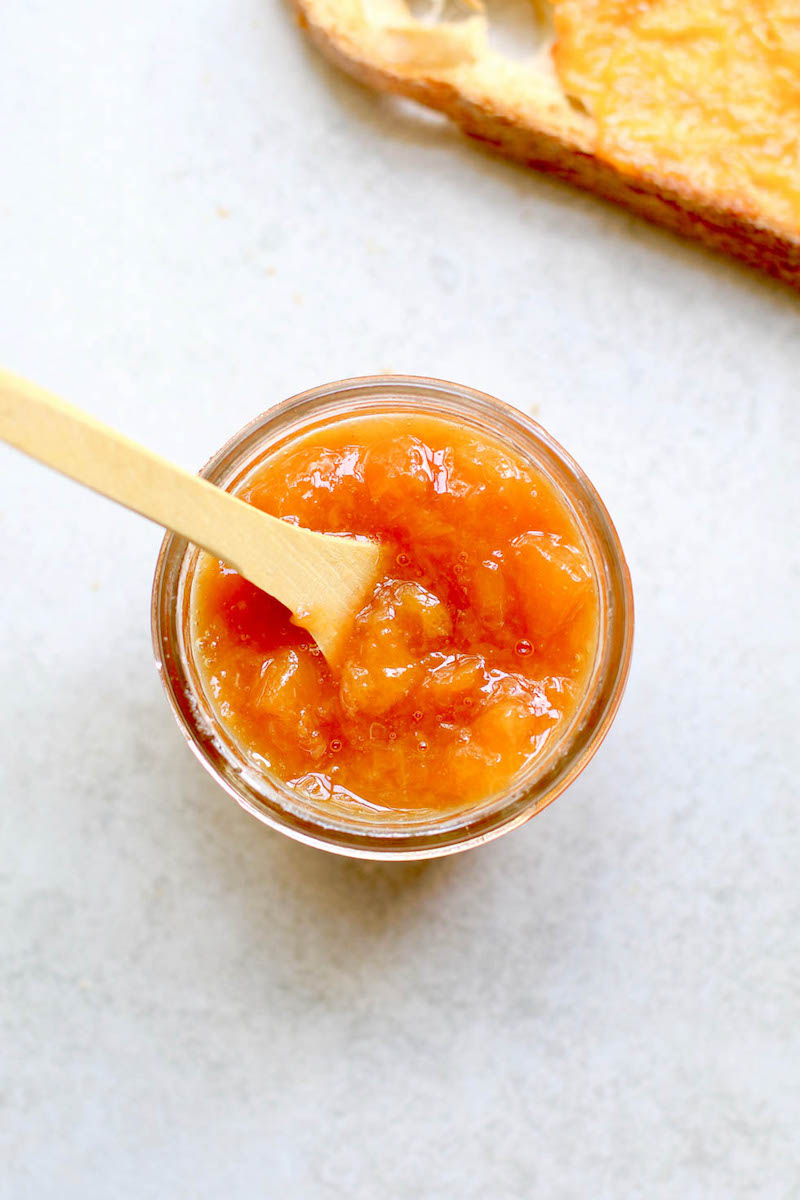 Surprising Instant Pot recipes: Peach Vanilla Jam at Marisa Moore Nutrition