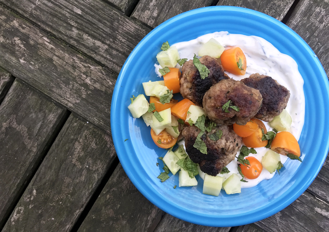 Cool Mom Eats weekly meal plan: 5-Ingredient Greek-Style Meatballs at Stacie Billis (aka One Hungry Mama) on YouTube