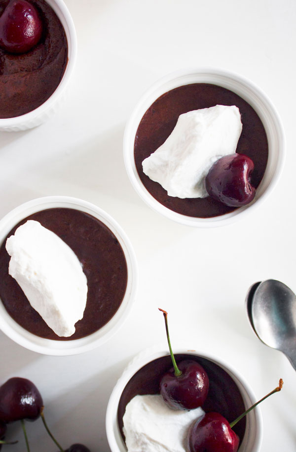 Clean chocolate desserts for Valentine's Day: Chocolate mousse at Sprig & Vine