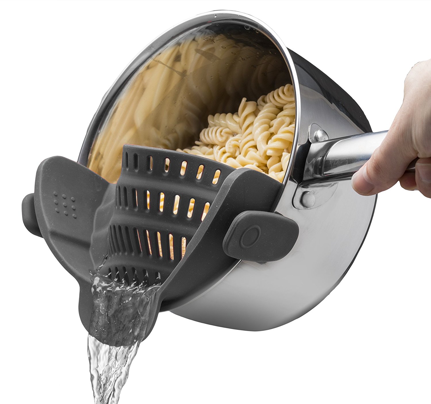 Fun kitchen gadgets at Amazon Prime for under $20 that we're totally here for: Clip on strainer | Cool Mom Eats