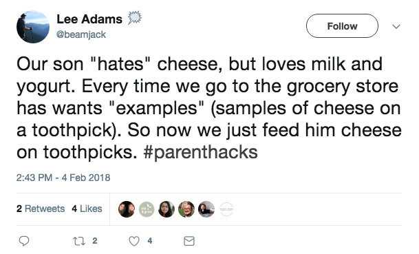 Funniest tweets about picky eaters from hilarious parents on Twitter: Lee Adams via Twitter