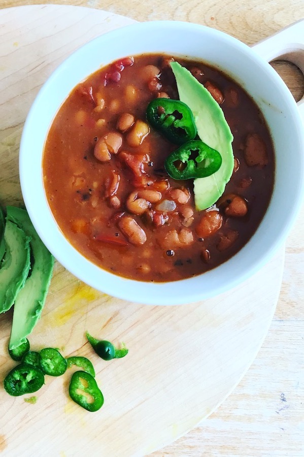 Can you go vegan with the kids? Vegan Chili photo by Kate Etue