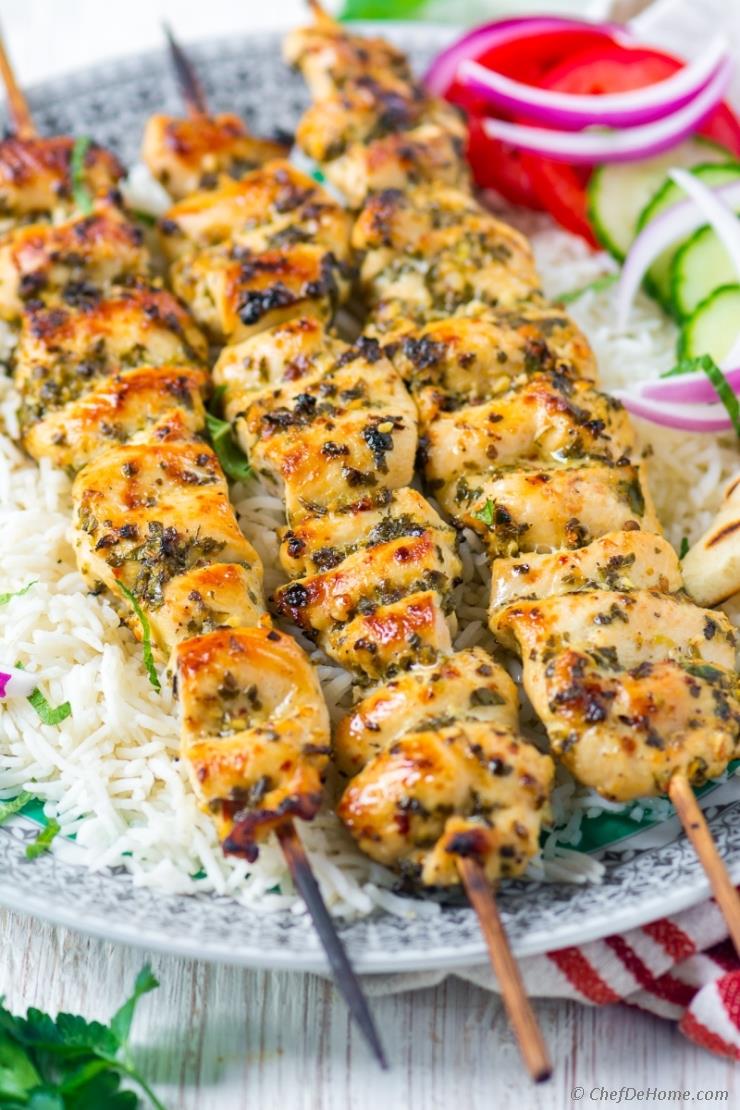 Cool Mom Eats weekly meal plan: Chicken Souvlaki at Chef De Home