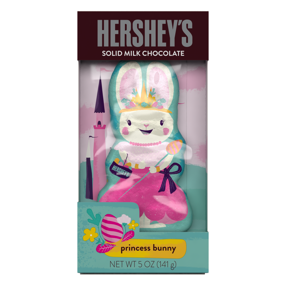 Allergy-Friendly Easter Chocolate | hershey's solid milk chocolate princess bunny
