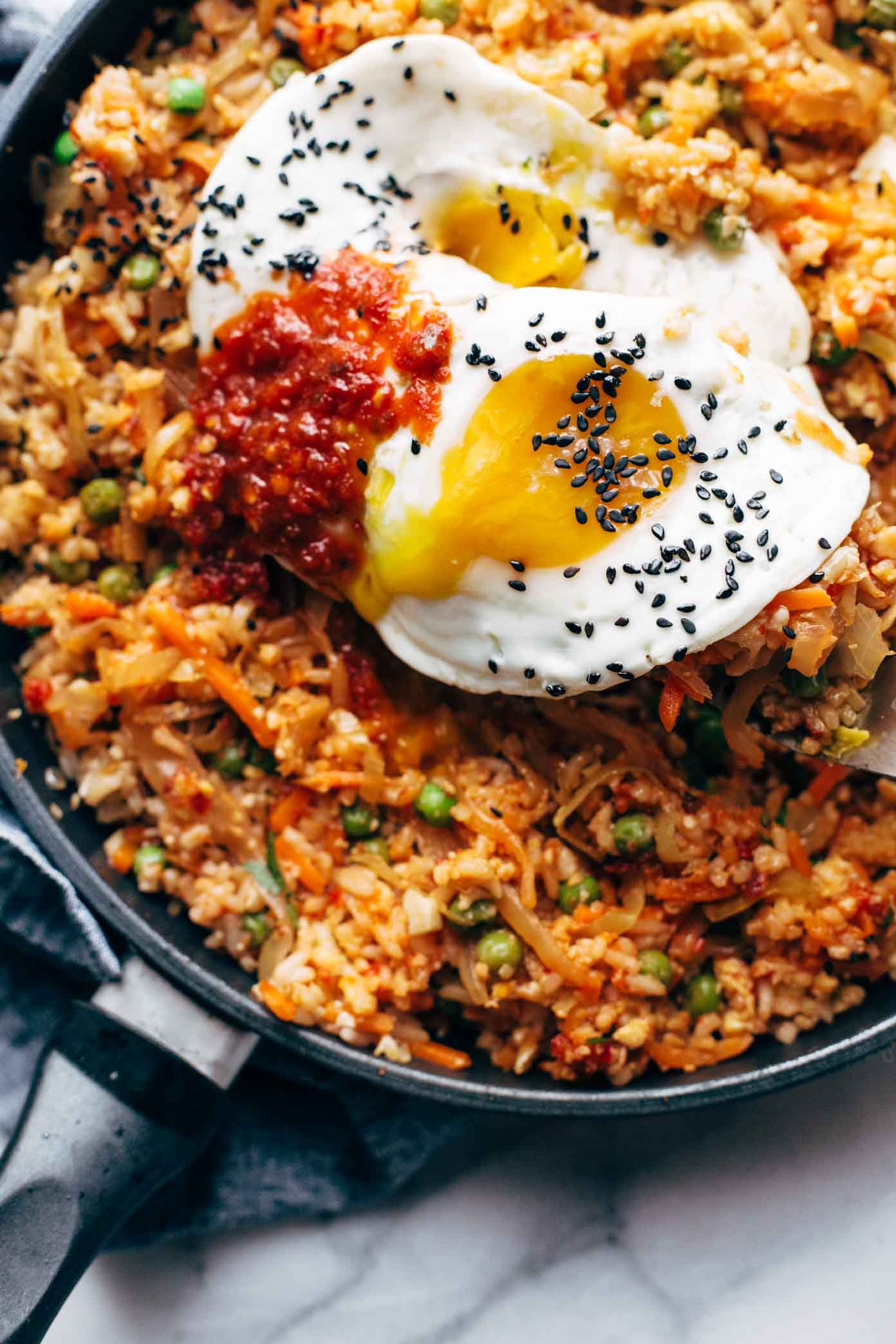 Kimchi Fried Rice With Egg Pinch Of Yum 