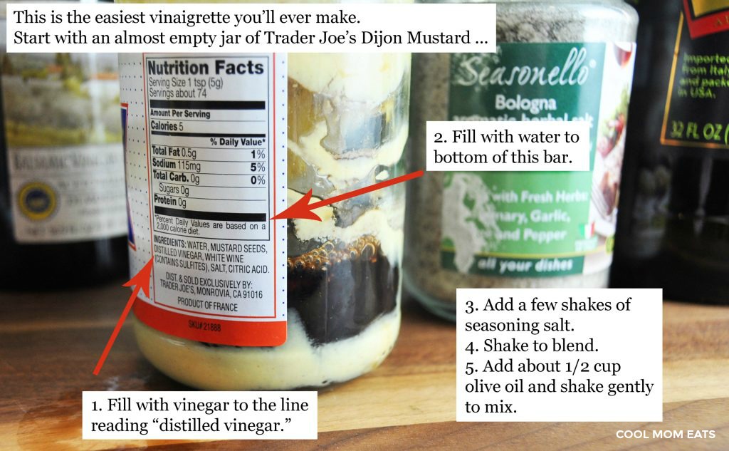 Easiest Dijon Mustard Vinaigrette Recipe Trick | Cool Mom Eats