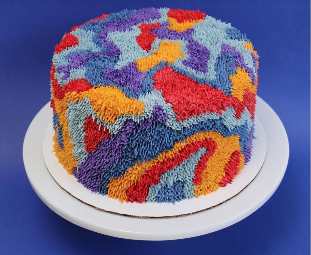 Shag Rug cakes by Alana Jones Mann of Weiner Ranch Productions | cool mom eats