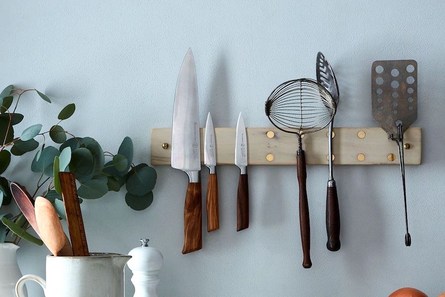 3 better ways to store knives than a knife block. Because now we know about all the bacteria in there, yuck.