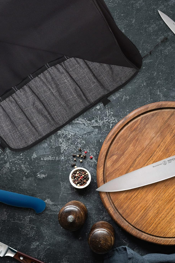 Knife storage: A Messermeister knife roll is how the chefs do it, whether or not you take your knives out of your kitchen