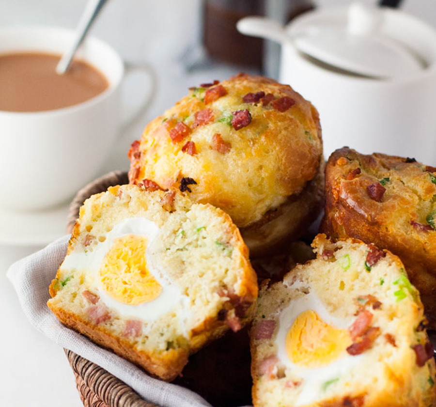 Make ahead Mother's Day brunch recipes: Bacon and Egg Muffins at Recipe Tin Eats