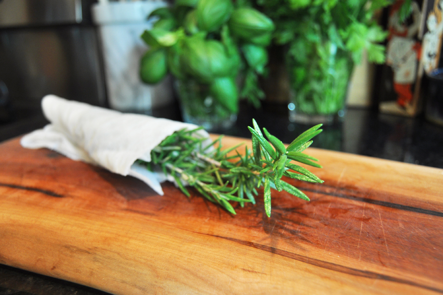 The two best ways to store fresh herbs so they last the longest: The wet towel method | Cool Mom Eats