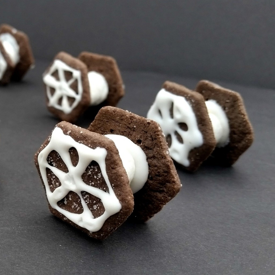 Star Wars Treats: Tie Fighter Cookies from Celebrating Family