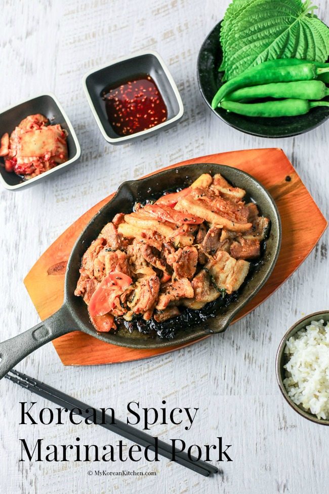 Cool Mom Eats weekly meal plan: Spicy Korean Pork Stir Fry at My Korean Kitchen
