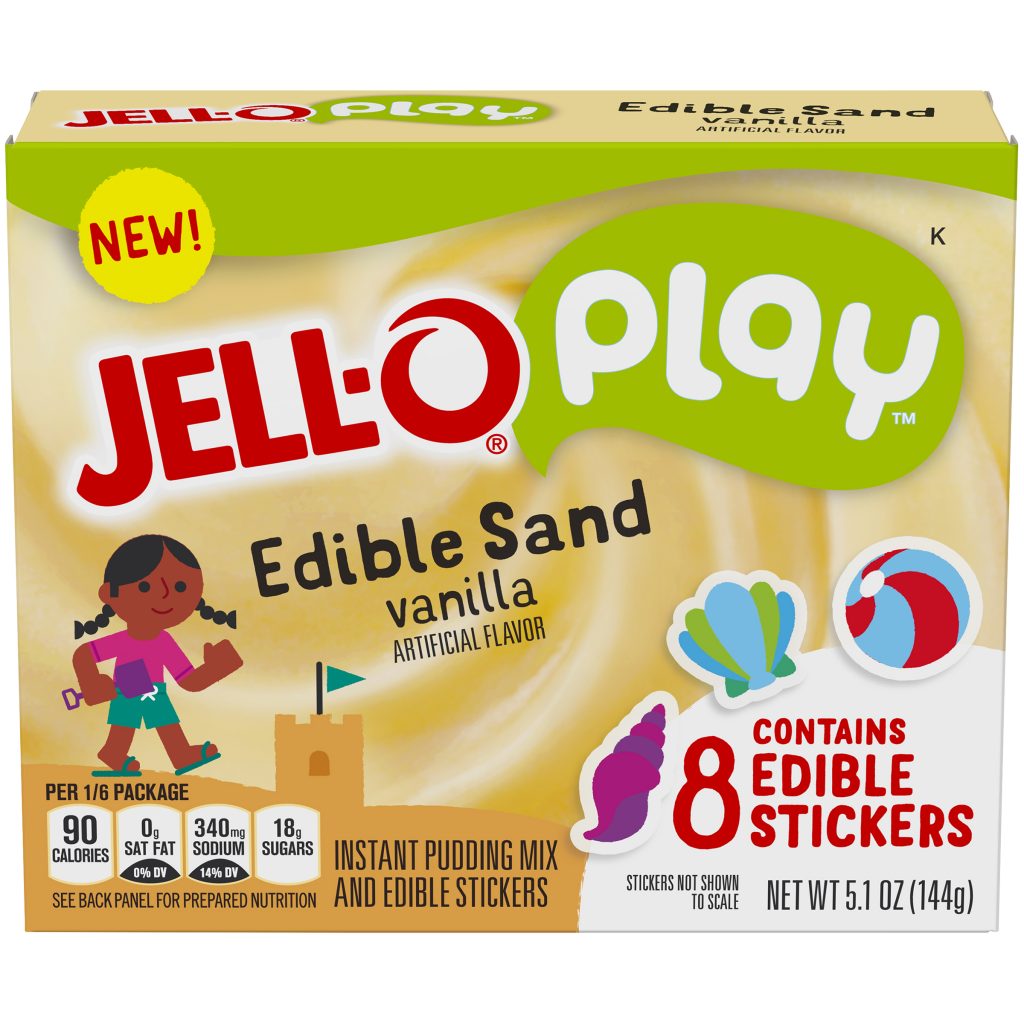 Jello-O Play: A new line of edible play kits for kids like edible vanilla "sand" | Cool Mom Eats