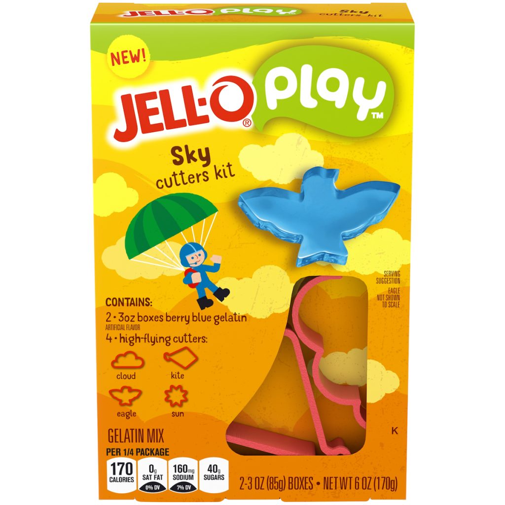 Jello-O Play: A new line of edible play kits for kids like this sky themed kit with cookie cutters! | Cool Mom Eats