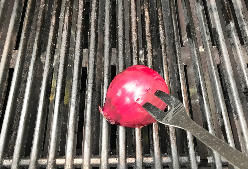 Best grilling hacks for summer: a more natural way to clean the grill. | © Jane Sweeney Cool Mom Eats