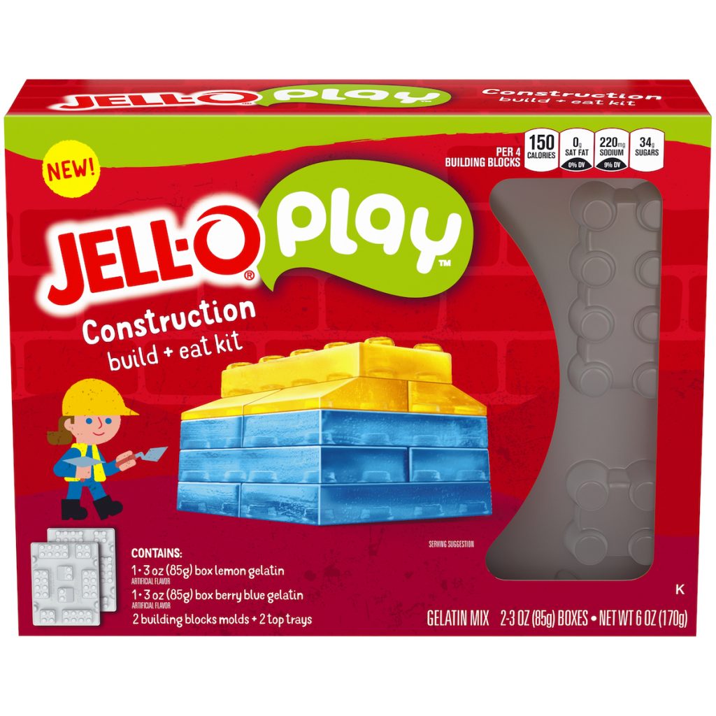 Jello-O Play: A new line of edible play kits for kids like this LEGO-esque construction kit | Cool Mom Eats