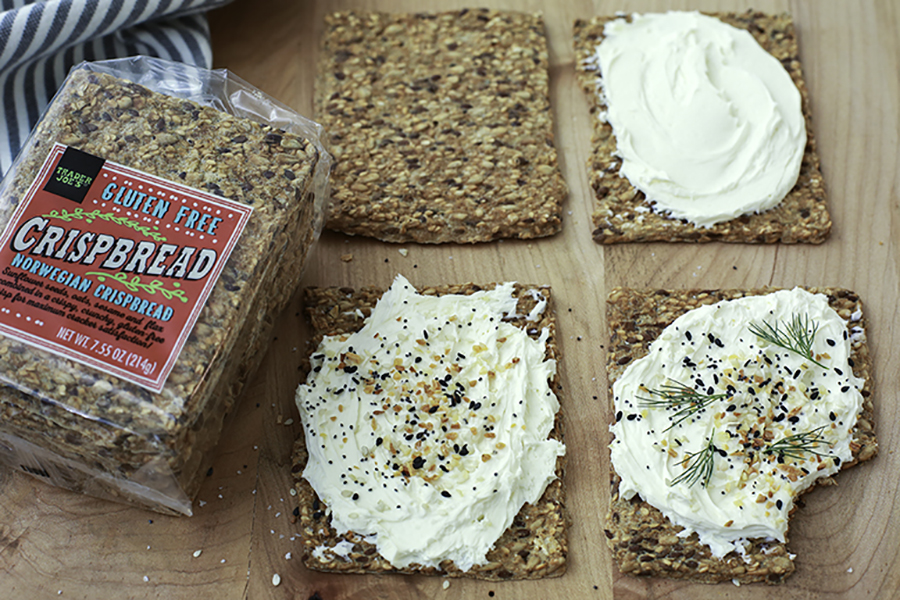 Camp snacks ideas for kids from Trader Joe’s: Gluten Free Norwegian Crispbreads 