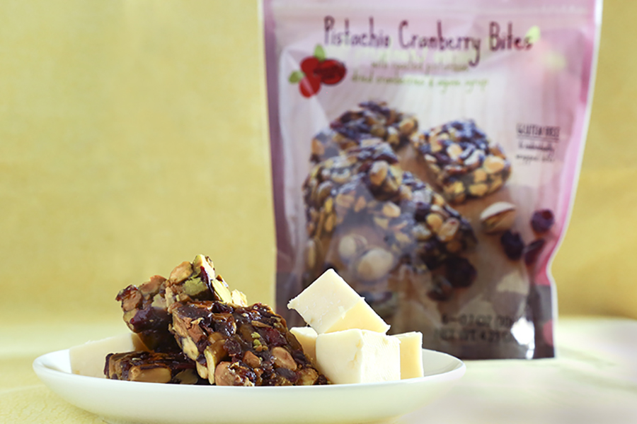 Camp Snacks for kids from Trader Joe’s: Pistachio Cranberry Bites