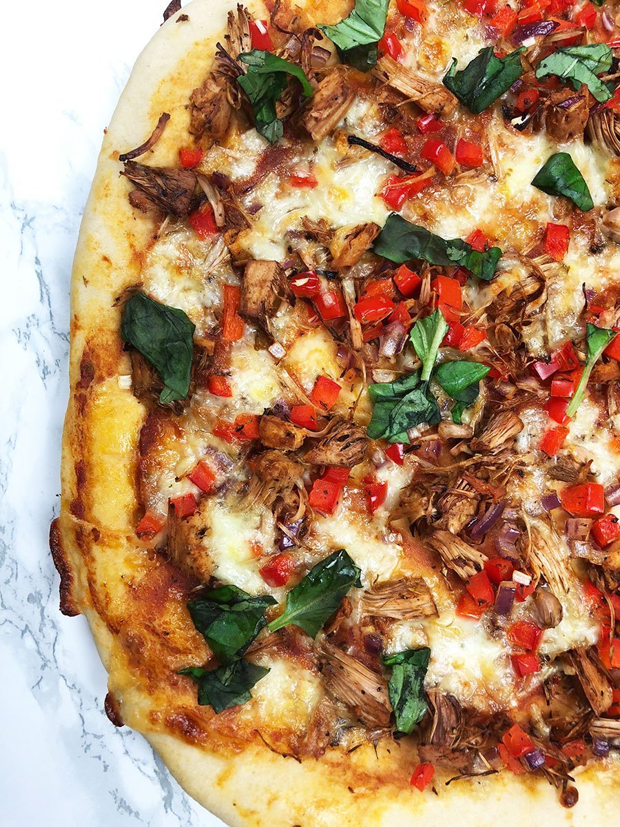 Weekly meal plan: Jackfruit BBQ Pizza at If You Must Kitchen