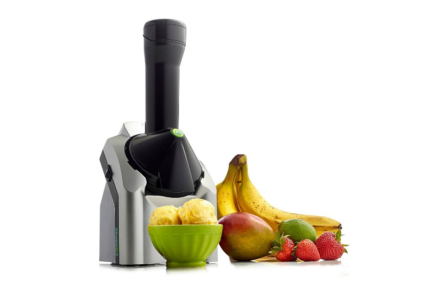 Yonanas: A new favorite appliance that lets you make ice cream out of frozen fruit. No added sugar or anything!