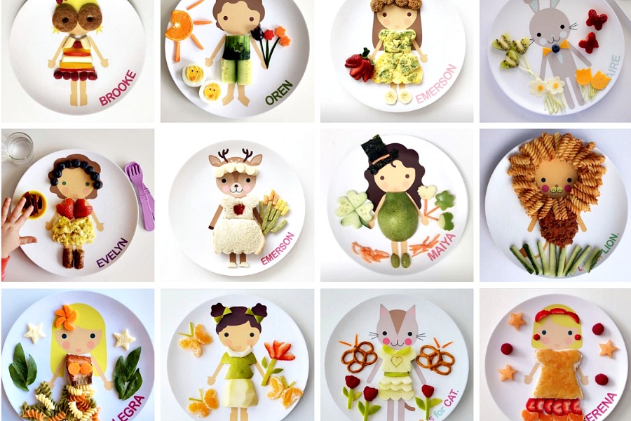Play with your food: 14 fabulous dishes and plates for kids to help make mealtime fun.
