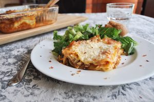 Easy Weeknight Lasagna by Anne Wolfe Postic | Cool Mom Eats