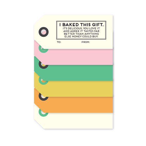 This baking gift tag stamp kit from Robert Mahar (of NBC's Makin' It) for Knock Knock makes homemade food gifts so much easier and more fun