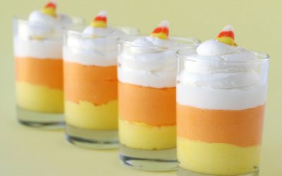 5 fun candy corn inspired recipes for Halloween — because you can never get enough of a good thing.
