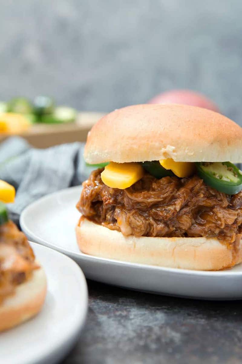 Weekly meal plan: Mango pulled-pork sandwiches at Honey and Birch