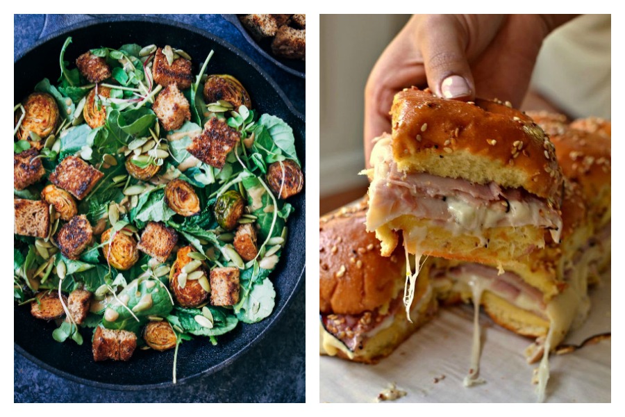 Weekly meal plan: 5 easy meals for the week ahead, including an autumn panzanella salad and relaxed ham-and-cheese sliders