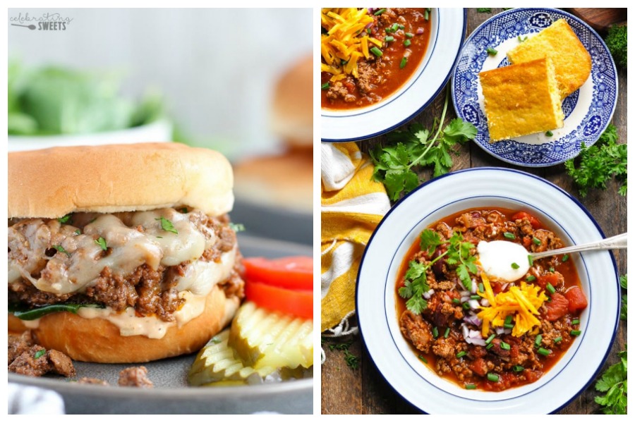 Weekly meal plan: 5 easy meals for the week ahead, including slow cooker chili & cheeseburger sloppy joes