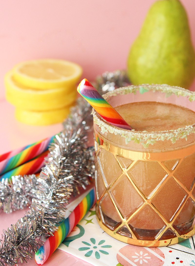 New Year's Eve mocktails for kids: Pop Rocks pear punch | Glitter and Bubbles