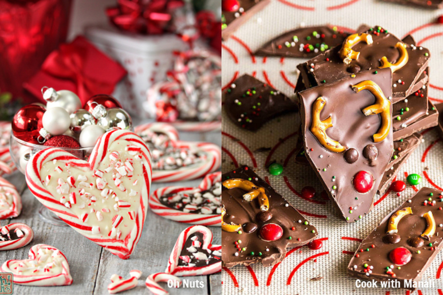 7 creative Christmas bark recipes, from melted snowmen to hidden reindeer faces